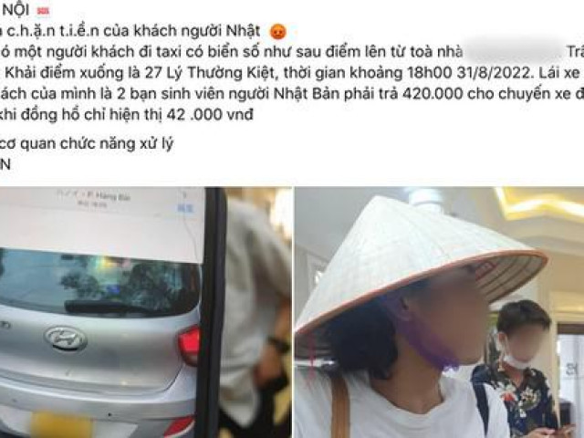 Xác minh thông tin 2 sinh viên Nhật Bản bị ”chặt chém” gấp 10 lần khi đi taxi