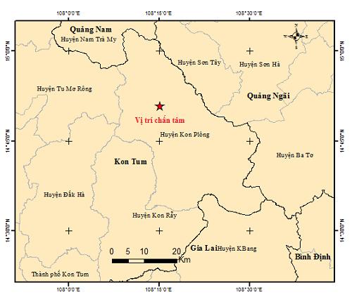 Động đất ở Kon Tum và gần biên giới Việt – Trung - 1