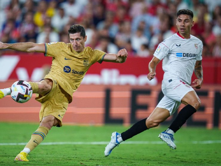 Video bóng đá Sevilla - Barcelona: Khác biệt dứt điểm, Lewandowski phô diễn đẳng cấp (Vòng 4 La Liga)