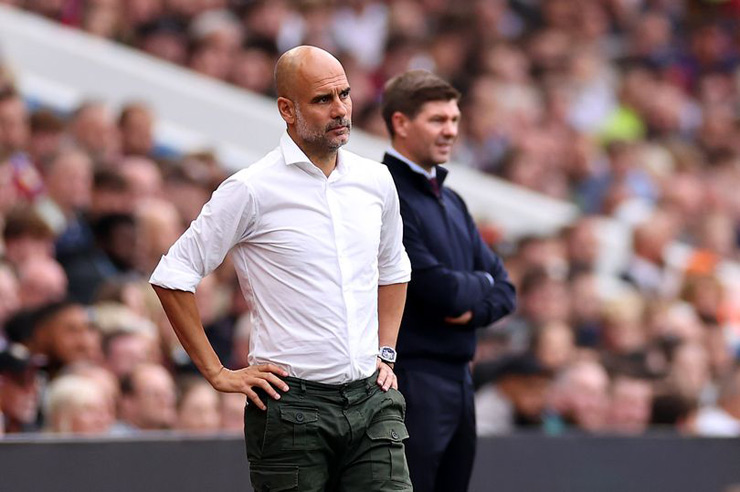 Pep Guardiola không hài lòng khi các học trò chơi không như ý ông