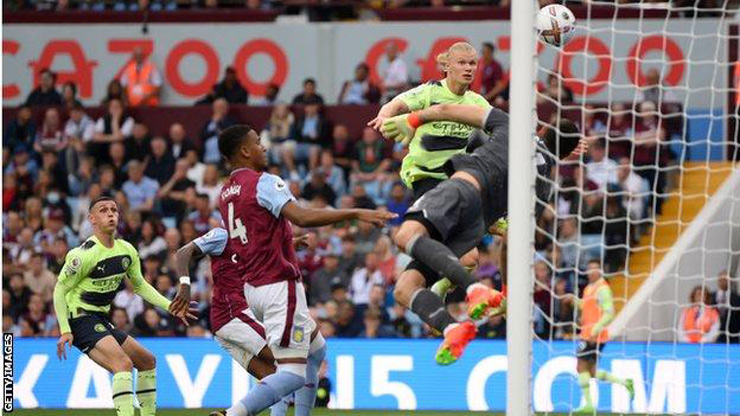 Erling Haaland ghi bàn mở điểm cho Man City