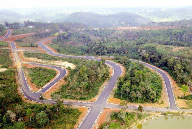 Dự án khai thác quỹ đất Khu biệt thự phía Bắc trung tâm huyện Kon Plông được triển khai khi chưa hoàn tất thủ tục pháp lý, có hơn 6ha đất rừng chưa được chuyển đổi