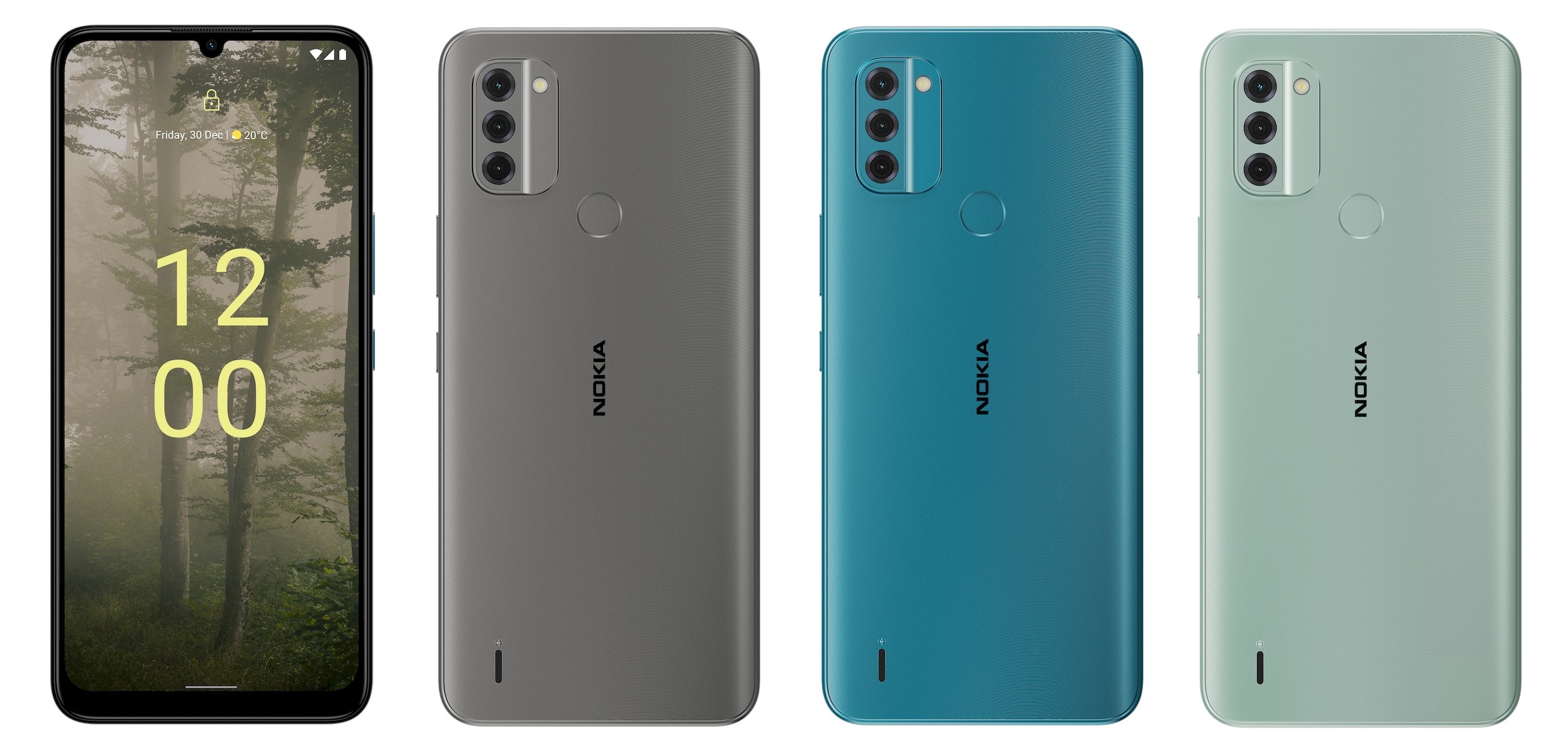 3 phiên bản màu của Nokia C31.