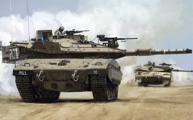 Quân đội Israel sẽ nhận các xe tăng Merkava Mk5 từ năm sau.