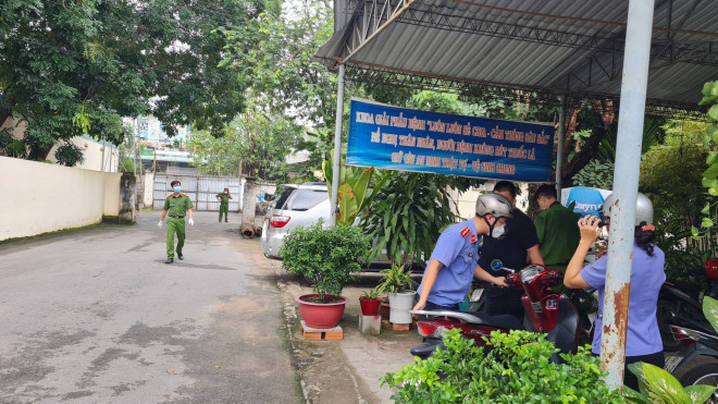 Các lực lượng đang xác định nạn nhân tử vong tại Bệnh viện Đa khoa tỉnh Bình Dương