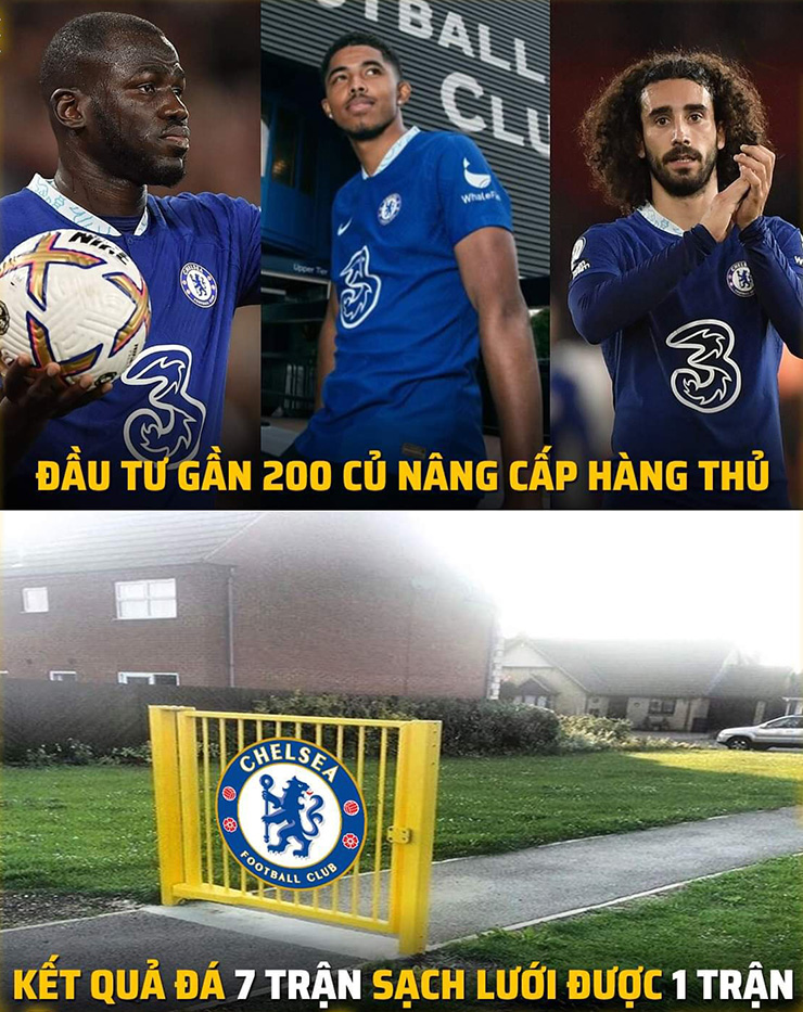 Hàng thủ Chelsea vẫn như chỗ không người vậy đó.