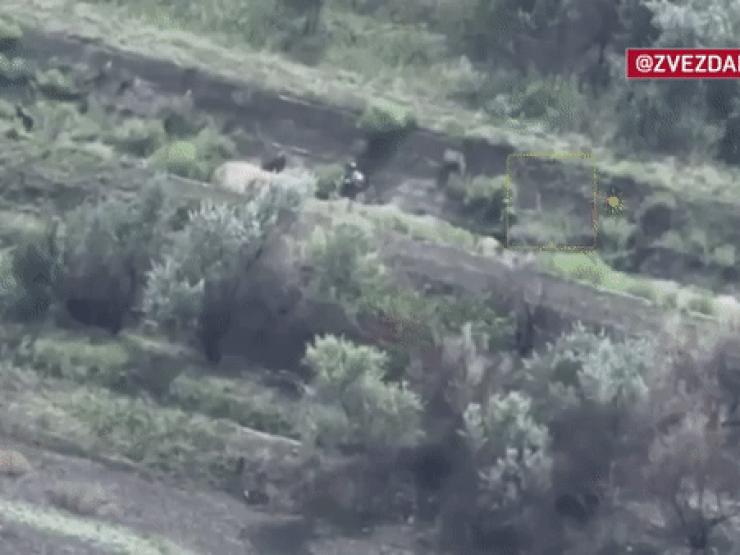 Nga tung video giáng đòn nhằm vào bộ binh và xe bọc thép Ukraine trong đợt phản công