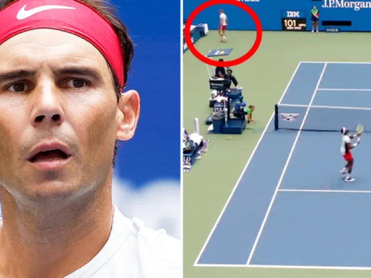 Nadal đứng im chờ thua điểm: Lịch sử tennis chưa từng chứng kiến