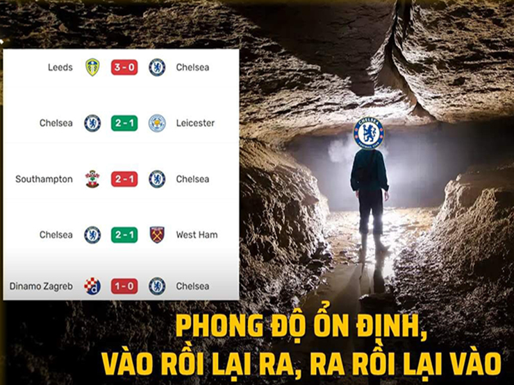 Ảnh chế: Chelsea ”ngã ngựa” mở màn cúp C1, fan phải ”trốn vào hang”