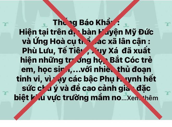 Tin đồn lan truyền trên mạng xã hội.