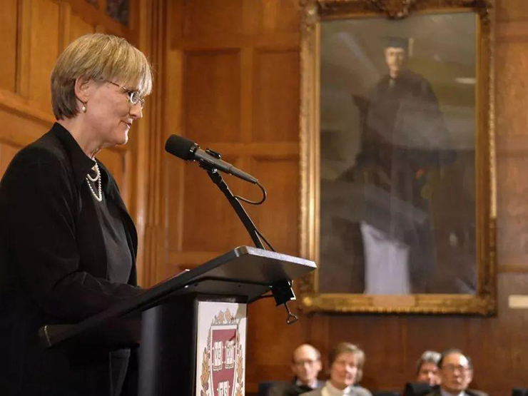 Drew Gilpin Faust.