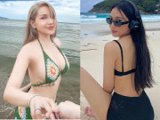 Đời sống Showbiz - Yêu tình trẻ kém tuổi, “kiều nữ làng hài” gây sốt với ảnh bikini khoe lưng trần nõn nà