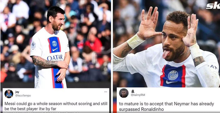 Các fan khen Messi và Neymar&nbsp;