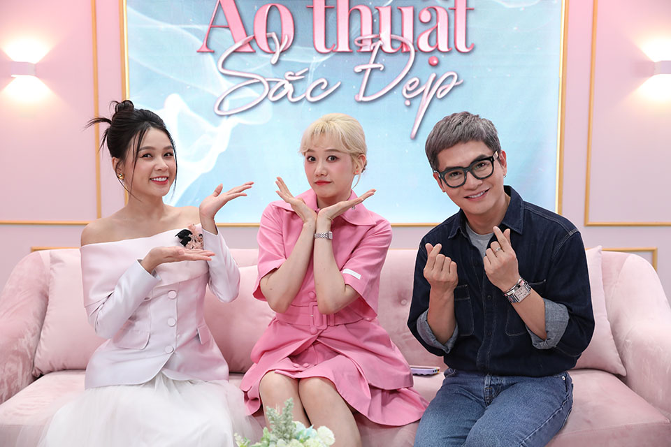 Nam Trung, Hari Won và Sam đảm nhận vai trò host show&nbsp;“Ảo Thuật Sắc Đẹp”