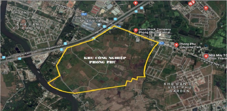 Tài sản đảm bảo của khoản nợ bán đấu giá là quyền tài sản phát sinh từ toàn bộ lợi ích thu được từ quyền sử dụng đất đã đền bù thuộc dự án KCN Phong Phú.