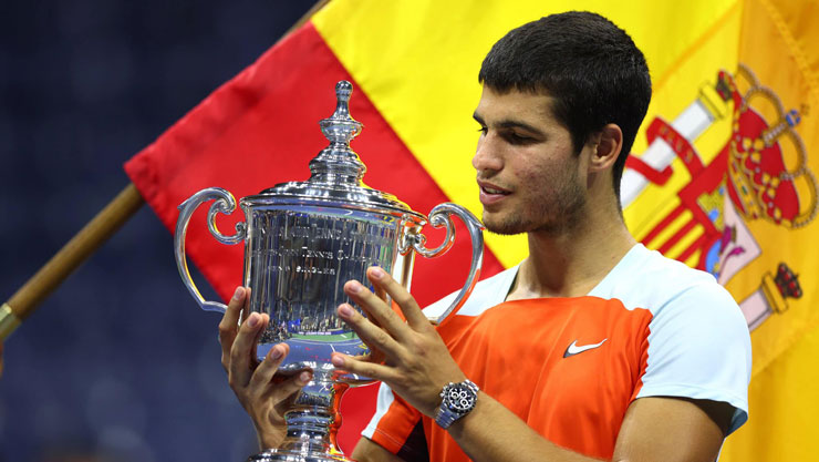 Vô địch US Open, Carlos Alcaraz đặt lịch đấu Federer và Nadal ở Basel Open và Paris Masters&nbsp;