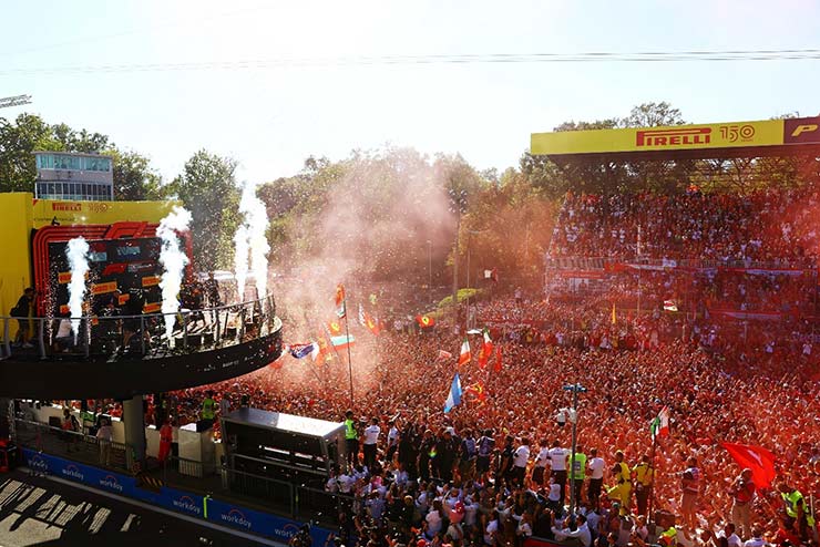 “Đặc sản” podium tại Monza