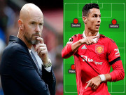 Bóng đá - MU đá trận cuối trong tháng 9: Ten Hag &quot;tất tay&quot;, có dám để Ronaldo đá chính?