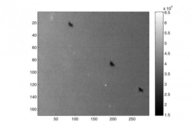 Hình ảnh UFO mà các nhà khoa học Ukraine công bố. Ảnh:&nbsp;NYPost