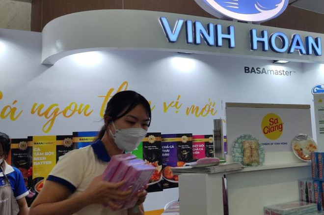 Vĩnh Hoàn là một trong những công ty đang xuất khẩu mạnh cá tra sang Mỹ