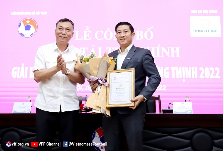 VFF công bố nhà tài trợ&nbsp;giải bóng đá giao hữu quốc tế – Hưng Thịnh 2022