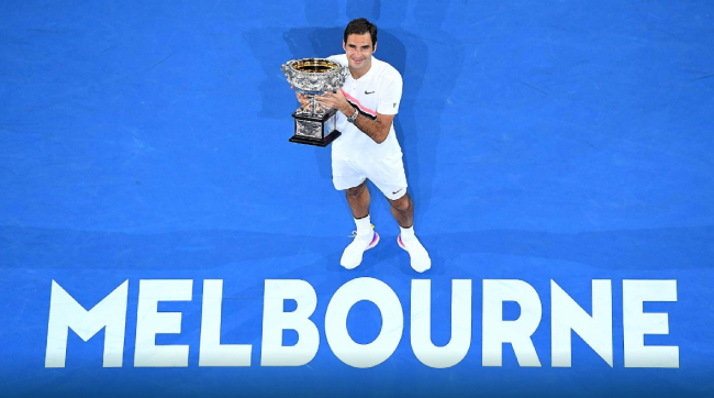 Chạm Grand Slam thứ 20 tại Australian Open 2018. Danh hiệu lớn cuối cùng sự nghiệp của FedEx.
