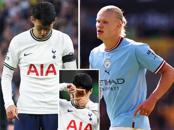 Nóng bảng xếp hạng NHA: Man City, Tottenham đánh chiếm ngôi đầu nhờ Haaland, Son Heung Min