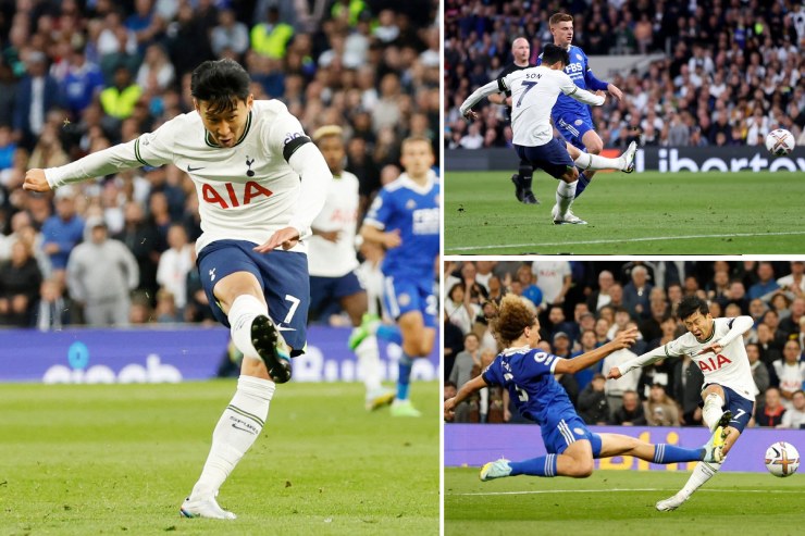 Hat-trick vào lưới Leicester, trong đó có 2 siêu phẩm giúp Son Heung Min "thông nòng" ở mùa giải 2022/23