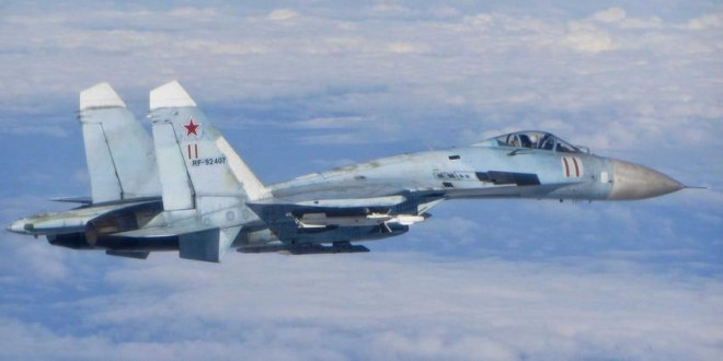 Máy bay chiến đấu Su-27 của Nga. Ảnh: RAF