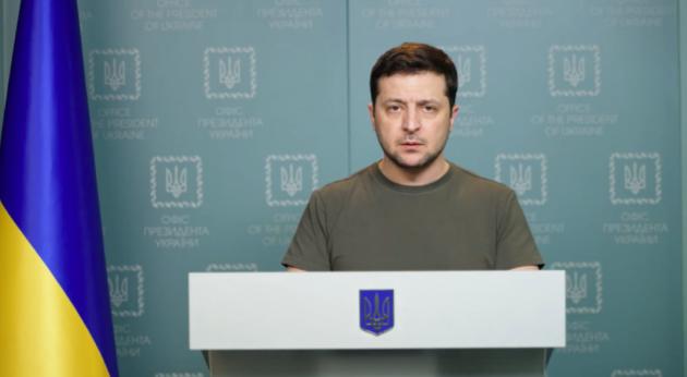 Tổng thống Ukraine Volodymir Zelensky