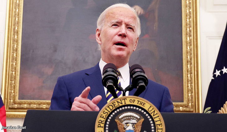 Tổng thống Mỹ Joe Biden thừa nhận nước Mỹ còn nhiều việc phải làm với Covid-19 nhưng cho rằng đại dịch đã "kết thúc". Ảnh: Jonathan Ernst