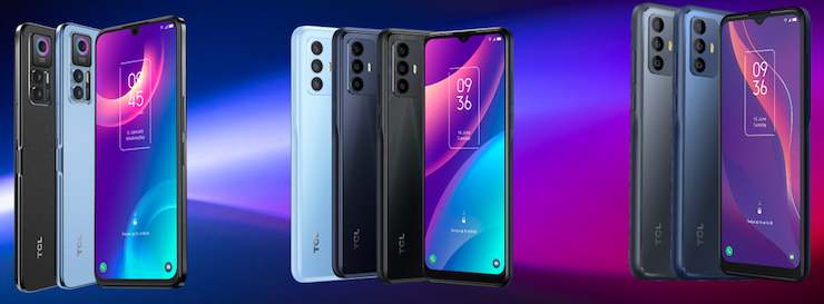 Bộ ba smartphone TCL vừa ra mắt thị trường Việt Nam.