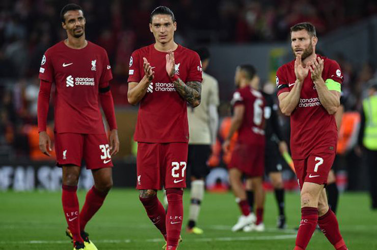 Liverpool thi đấu phập phù dù đã chiêu mộ tiền đạo Darwin Nunez với giá 100 triệu euro từ Benfica