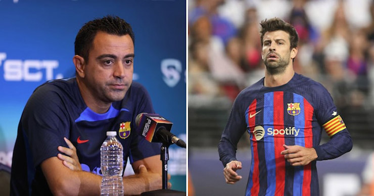 Báo giới tiết lộ HLV Xavi và trung vệ Pique đã cãi nhau to nơi phòng thay đồ của Barca
