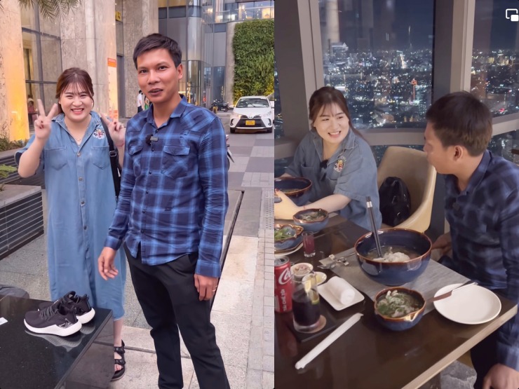 Vợ chồng Lộc Fuho đi ăn uống ở&nbsp;tòa nhà cao nhất Việt Nam Landmark 81