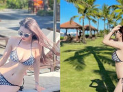 Bóng đá - Nữ cầu thủ Việt Nam diện bikini siêu nhỏ, khoe vóc dáng như người mẫu