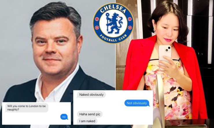 Chelsea sa thải Giám đốc thương mại Damian Willoughby (trái) vì bê bối với cô Kim