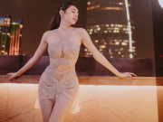 Thời trang - Lương Thùy Linh, Thủy Tiên... hút ánh nhìn với váy màu nude