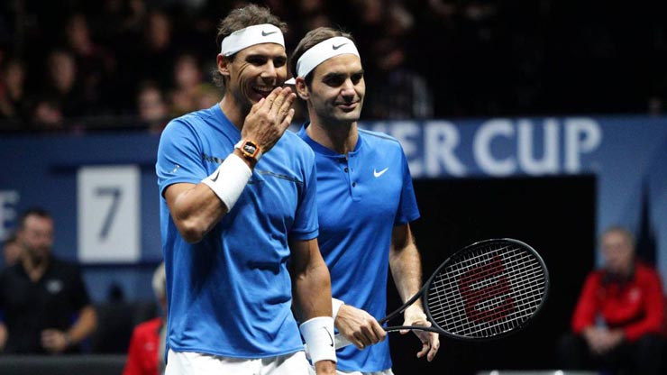 Federer và Nadal từng đánh đôi ở Laver Cup 2017