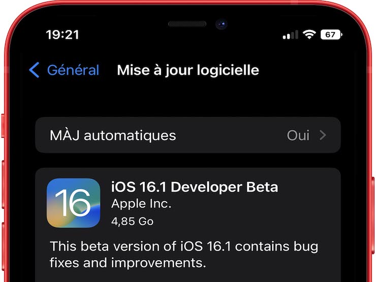 Vừa phát hành iOS 16.0, Apple đã tung thêm iOS 16.1 beta 1