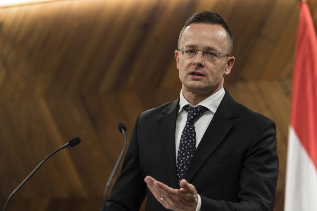 Ngoại trưởng Hungary – ông Peter Szijjarto (ảnh: RT)