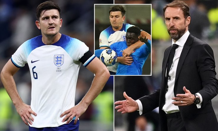 Southgate cần dũng cảm đẩy Maguire lên ghế dự bị