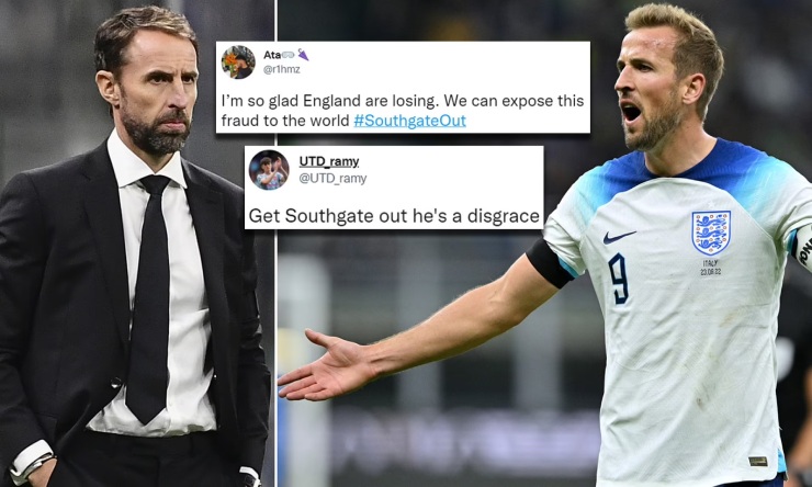 Người hâm mộ kêu gọi sa thải Southgate sau thành tích tệ hại của ĐT Anh ở Nations League