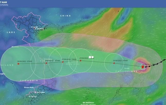 Dự báo đường đi và vùng ảnh hưởng của bão Noru trong những ngày tới.