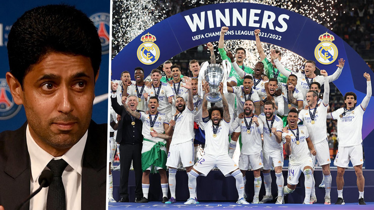 Chủ tịch PSG Nasser Al-Khelaifi ngầm chê Real Madrid "sống hai mặt" với UEFA&nbsp;