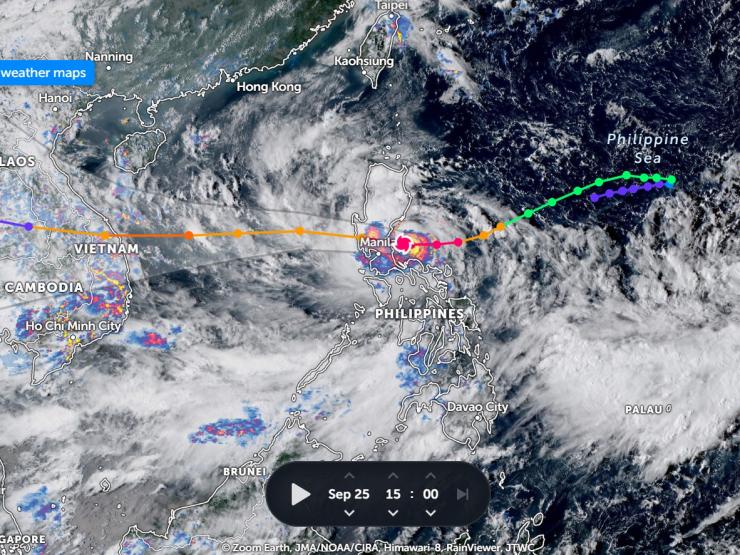 Bão Noru mạnh lên theo cách chưa từng thấy, uy hiếp Philippines