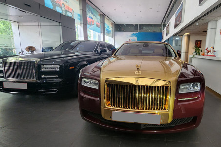 Sau phiên đấu giá "trừ nợ", Rolls-Royce Ghost mạ vàng của cựu chủ tịch FLC đã lộ diện