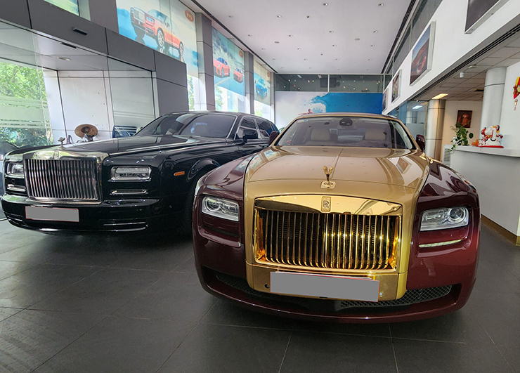 Sau phiên đấu giá "trừ nợ", Rolls-Royce Ghost mạ vàng của cựu chủ tịch FLC đã lộ diện - 3