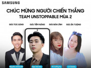 Thời trang Hi-tech - Samsung công bố người chiến thắng #TeamUnstoppable2022 tại Việt Nam