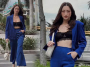 Thời trang - Lương Thùy Linh, Kỳ Duyên mix áo bra với blazer sành điệu